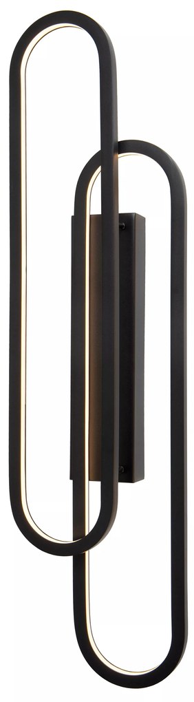 Φωτιστικό Επίτοιχο Lucide 78200-33-30 THELMA Μαύρο Ματ (Black Mat)|Λευκό (White) 2700 K