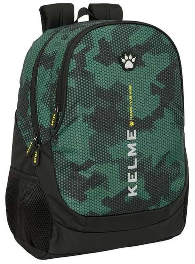 Σχολική Τσάντα Kelme Camo Μαύρο Πράσινο 32 x 44 x 16 cm
