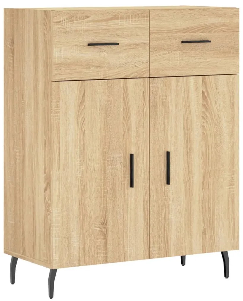 vidaXL Ντουλάπι Sonoma Δρυς 69,5 x 34 x 90 εκ. από Επεξεργασμένο Ξύλο
