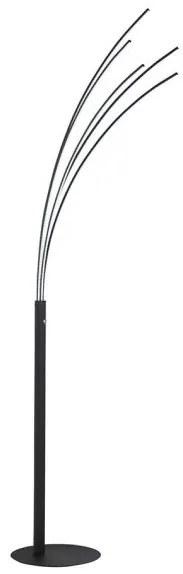 Επιδαπέδιο Φωτιστικό LED 33W Ellmau Μαύρο 2700/3350/4000K 40439 Fischer Honsel-40439-Μαύρο 40439