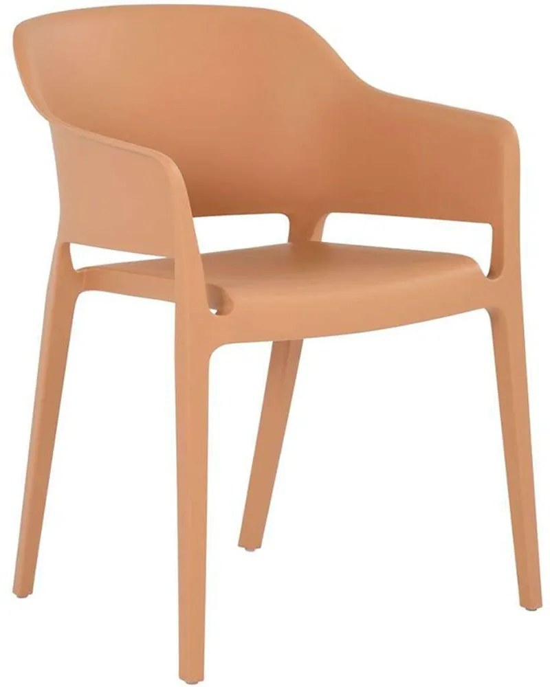 Πολυθρόνα Arco 27-0127 55,5x54,5x77,5cm Caramel