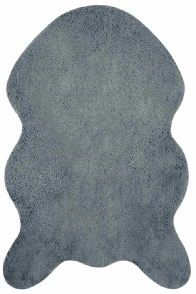 vidaXL Χαλιά Ψεύτικου Κουνελιού Olite Ανθρακί 50 x 80 cm Πολυεστέρας