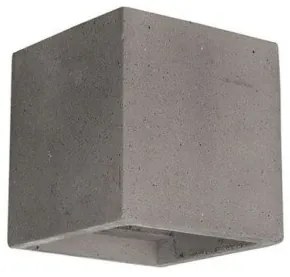 Απλίκα φωτιστικό τοίχου Concrete από τσιμέντο Viokef 4096901 Γκρι