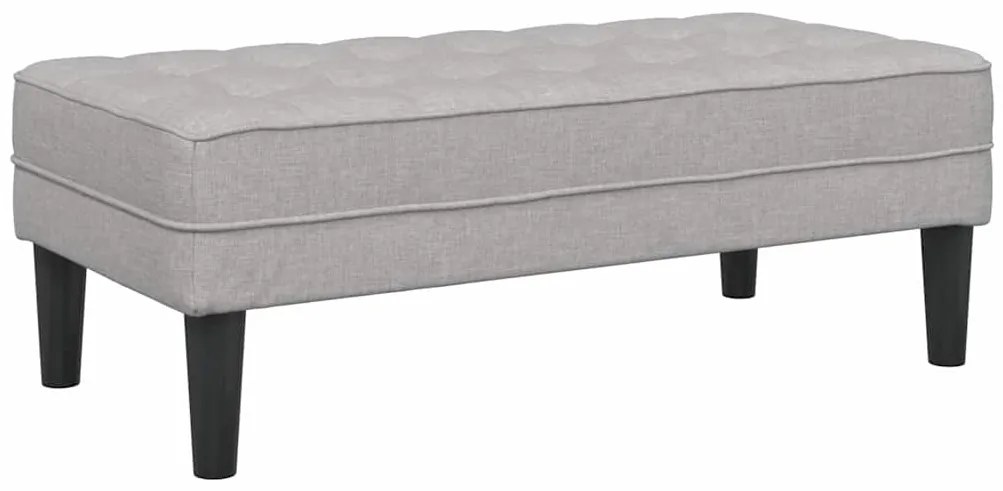 vidaXL Παγκάκι Cloud Γκρι 113x57x39 εκ. Υφάσματος