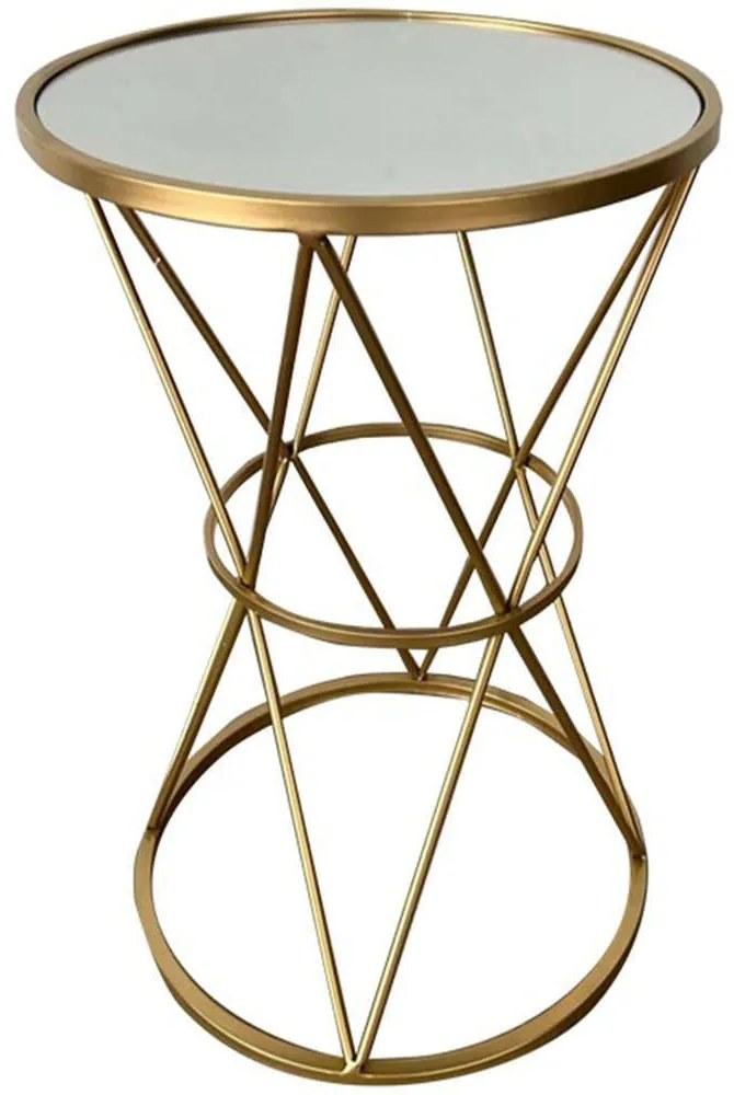 Τραπεζάκι Βοηθητικό Vogarton 295-000012 40x40x56cm Gold