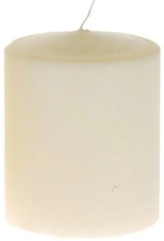 Κερί Κύλινδρος 36961 7x10cm Cream Παραφίνη