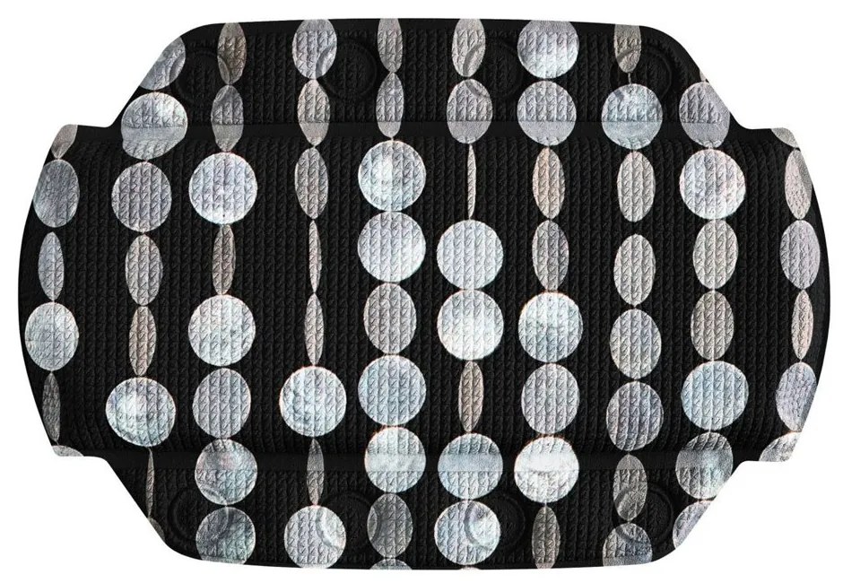 Στήριγμα Λαιμού Για Μπανιέρα Perla 4164 926 32x22cm Black Kleine Wolke PVC