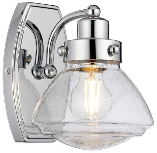 Απλίκα Φωτιστικό Μπάνιου 1xE27 Χρώμιο IP44 Scholar QN-SCHOLAR1 Quintiesse Elstead Lighting-QN-SCHOLAR1-Χρώμιο QN-SCHOLAR1