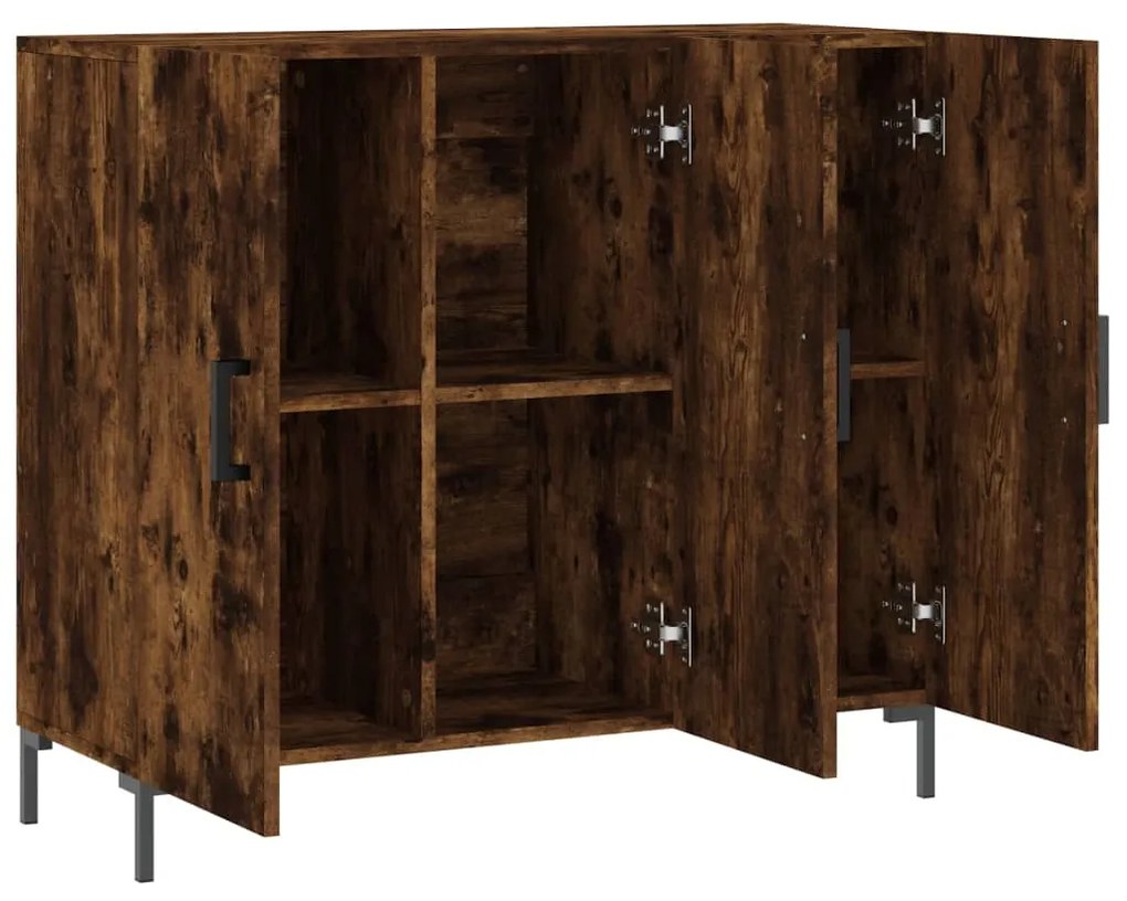 vidaXL Ντουλάπι Καπνιστή Δρυς 90x34x80 εκ. Επεξεργασμένο Ξύλο