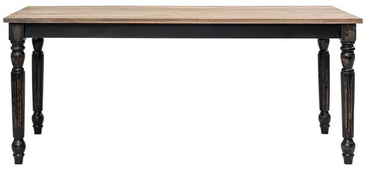 Τραπέζι Τραπεζαρίας Kanpur Fylliana Γκρί 180x90x76 εκ.
