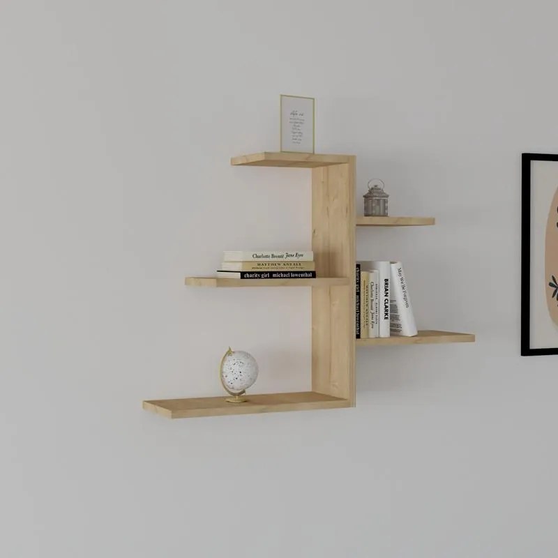 Ραφιέρα τοίχου Callum σε oak απόχρωση 82,2x19,6x48 εκ. 82.2x19.6x48 εκ.