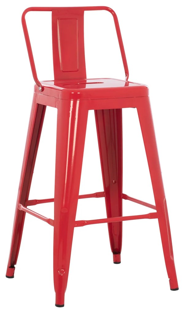 ΣΚΑΜΠΟ ΜΠΑΡ ΜΕΣΑΙΟΥ ΥΨΟΥΣ ΜΕΤΑΛΛΙΚΟ MELITA-PRO HM8574.44 ΚΟΚΚΙΝΟ 43x43x88Υεκ. (1 Τεμμάχια)