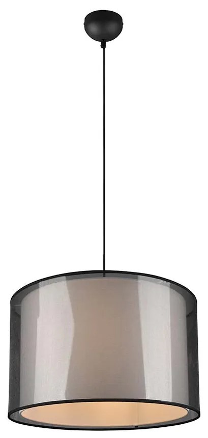 Φωτιστικό Κρεμαστό Trio Lighting Burton 311400132 Μαύρο - Λευκό