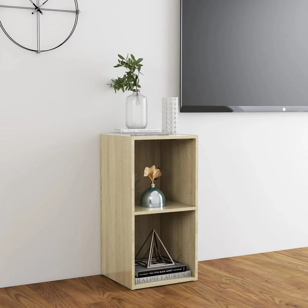 Έπιπλο Τηλεόρασης Sonoma Δρυς 72x35x36,5 εκ. από Επεξ. Ξύλο 805528