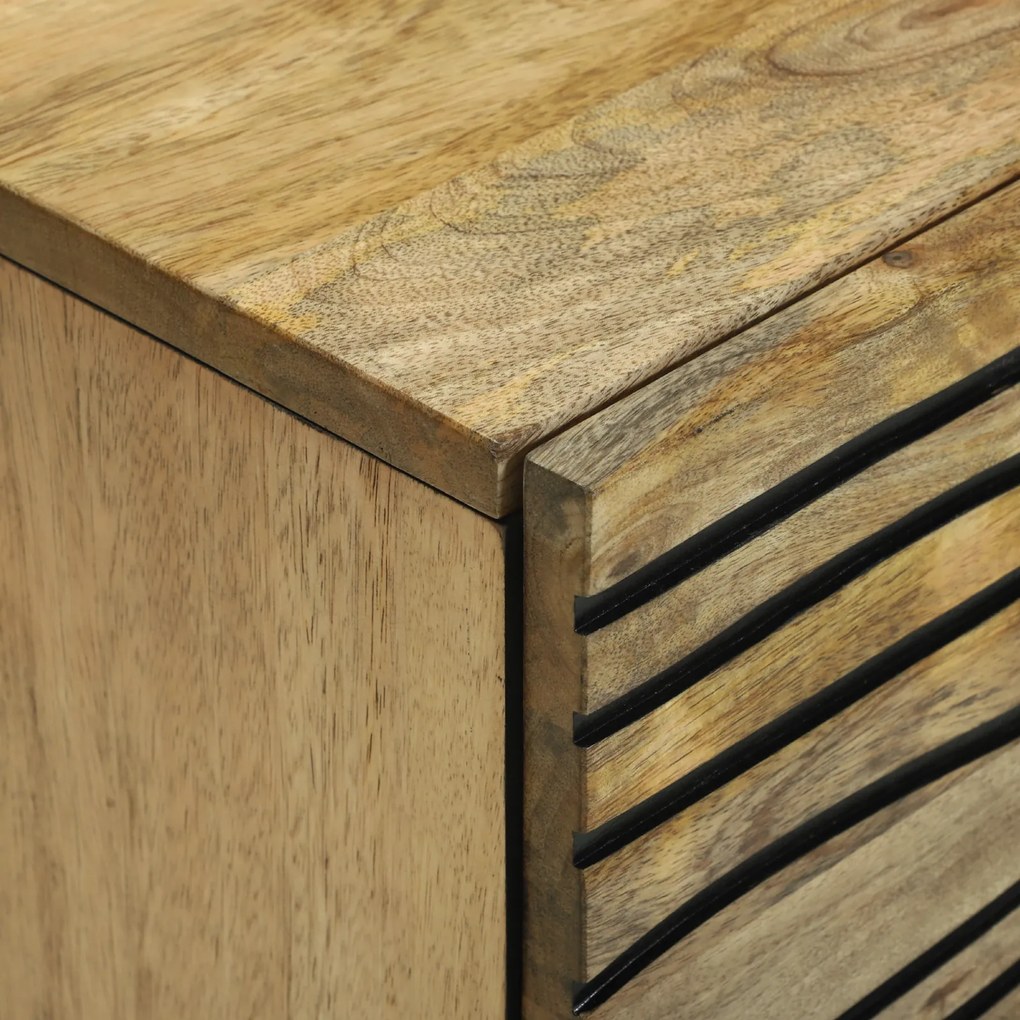 vidaXL Μπουφές - 40 x 33.5 x 75 εκ, φτιαγμένος από συμπαγές ξύλο μάνγκο.