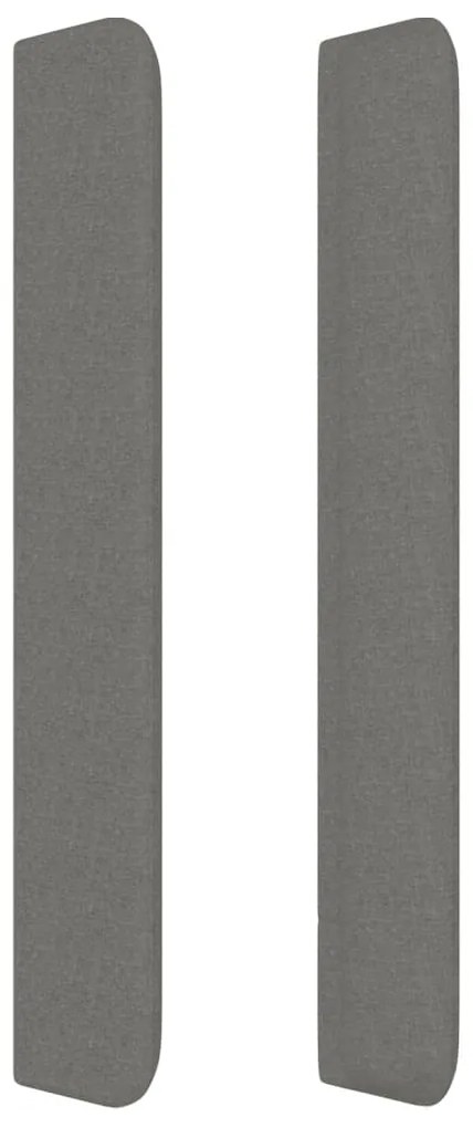 vidaXL Κεφαλάρι με Πτερύγια Σκούρο Γκρι 83x16x118/128 εκ. Υφασμάτινο