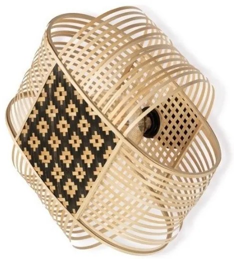 Απλίκα Bamboo Natural E27 48-0007 ΦOS_ME-48-0007-Μπεζ 48-0007