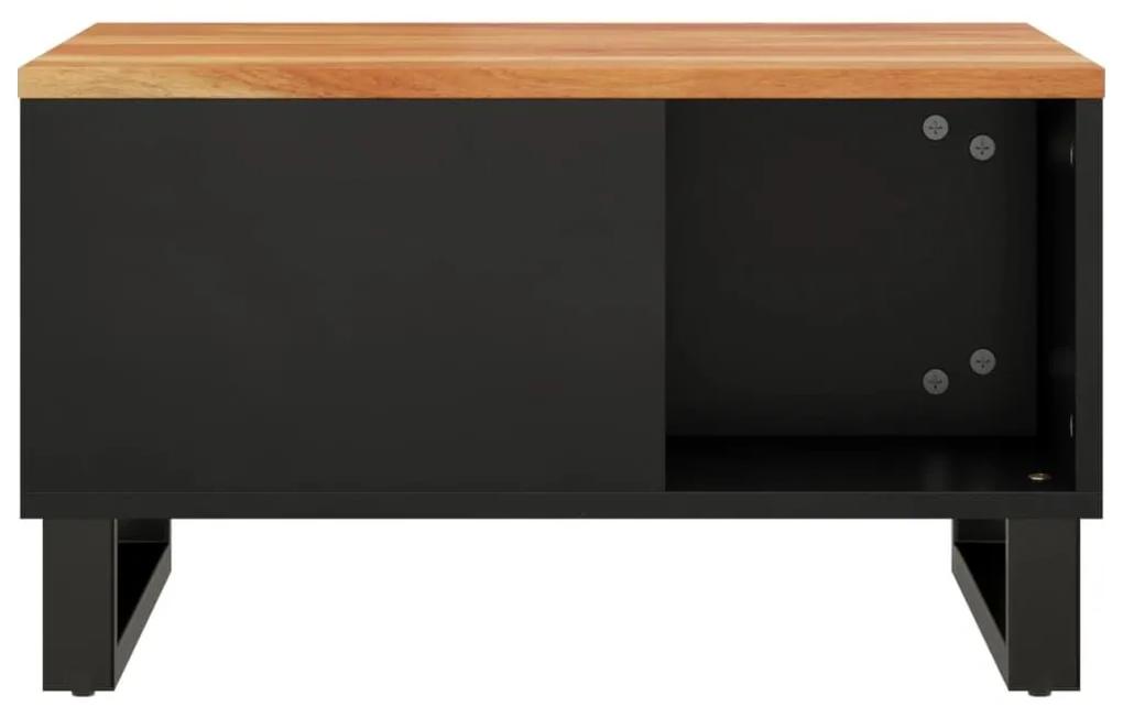 Τραπεζάκι Σαλονιού 60 x 50 x 35 εκ. από Μασίφ Ξύλο Ακακίας - Καφέ