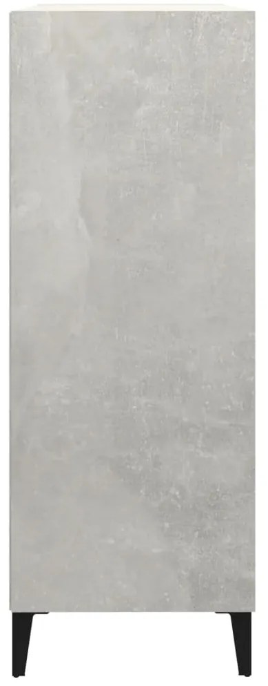 vidaXL Ντουλάπι Γκρι Σκυροδέματος 69,5x32,5x90 εκ. Επεξεργασμένο Ξύλο