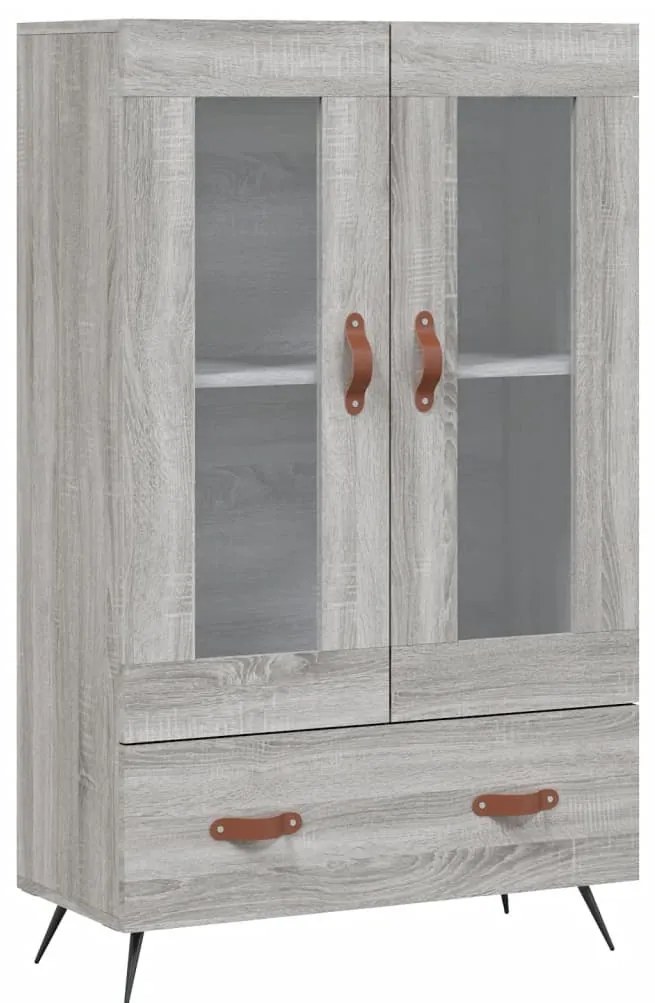 vidaXL Ντουλάπα Γκρι Sonoma 69,5 x 31 x 115 εκ. από Επεξεργασμένο Ξύλο