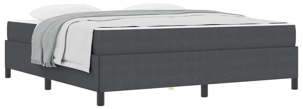 vidaXL Σκελετός Κρεβατιού Άλλο Σκούρο γκρι 180 x 200 cm Βελούδο