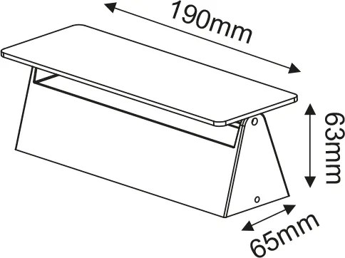 Απλίκα κήπου LED Foli Square