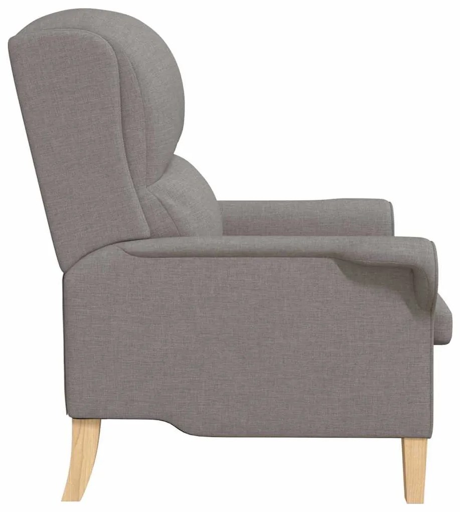 vidaXL Πολυθρόνα Taupe 76 x 94 x 102 εκ. ύφασμα