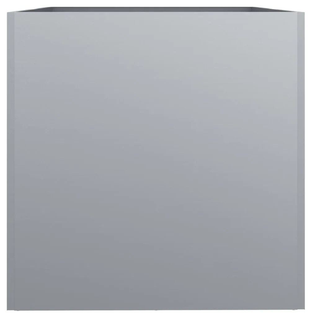 vidaXL Ζαρντινιέρα Ασημί 62x40x39 εκ. από Γαλβανισμένο Χάλυβα