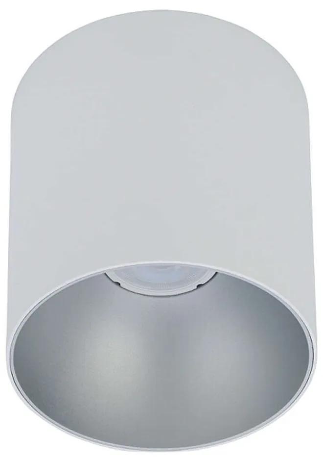 Φωτιστικό Οροφής - Σποτ Point Tone 8220 1xGU10 10W White-Silver Nowodvorski Μέταλλο,Πλαστικό