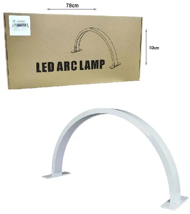 Led φωτιστικό Half Moon 72x37cm- LED Arc Lamp