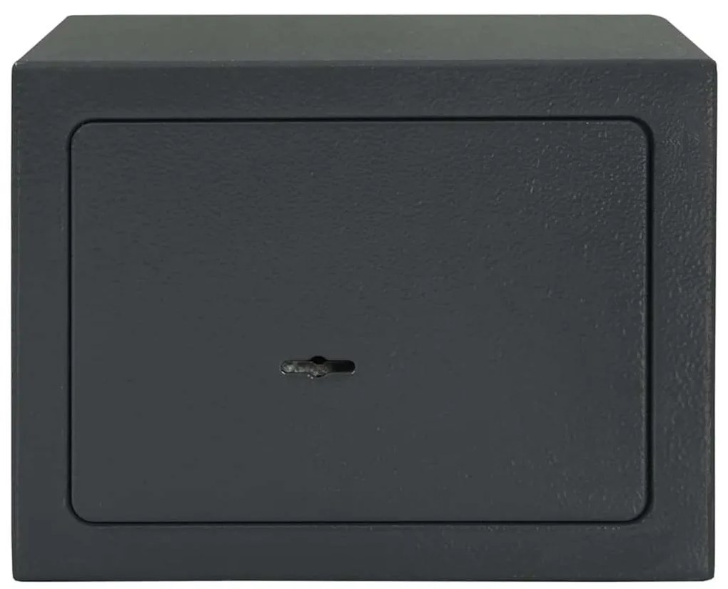 vidaXL Χρηματοκιβώτιο Σκοτεινό γκρίζο RAL7016 17 x 23 x 17 εκ. Ατσάλι