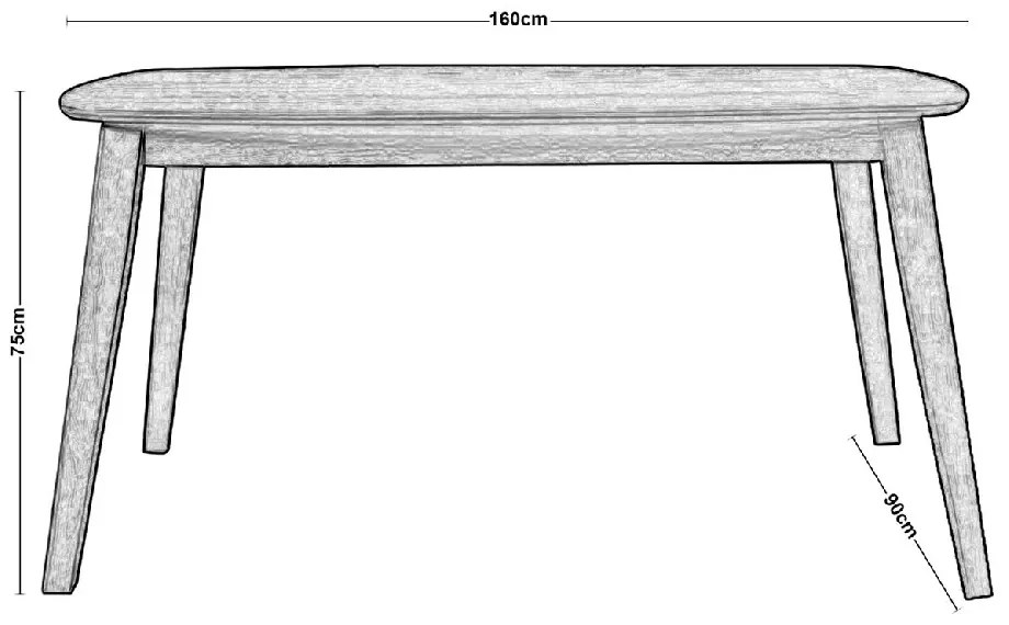 DOM ΤΡΑΠΕΖΙ ΤΡΑΠΕΖΑΡΙΑΣ MDF ΑΠΟΧΡΩΣΗ OAK