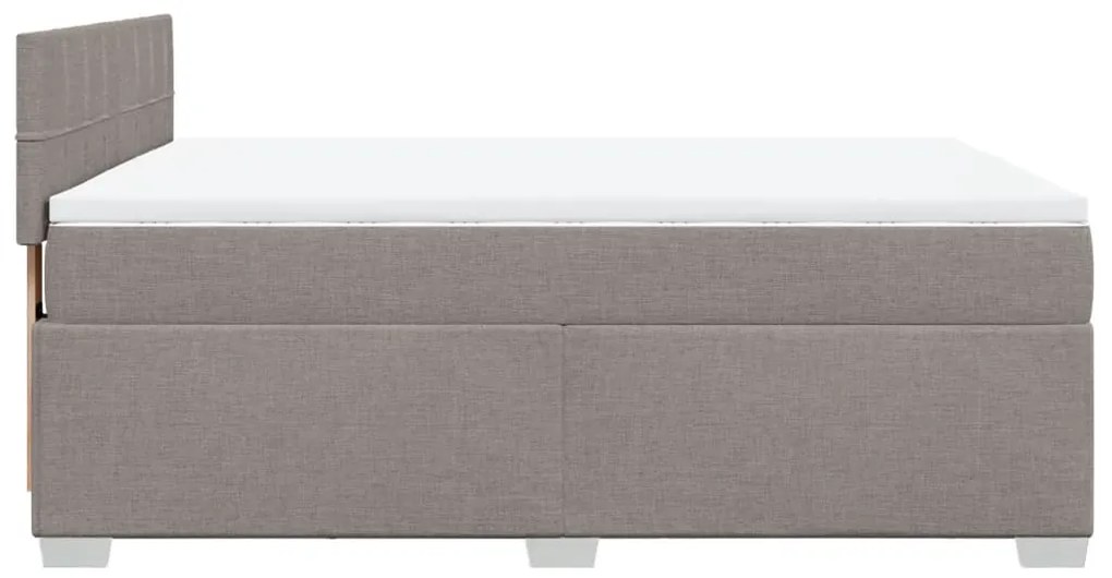 ΚΡΕΒΑΤΙ BOXSPRING ΜΕ ΣΤΡΩΜΑ TAUPE 140X200 ΕΚ. ΥΦΑΣΜΑΤΙΝΟ 3285915