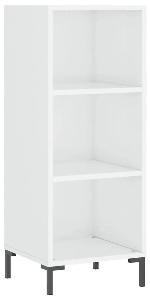 vidaXL Ντουλάπι Γυαλιστερό Λευκό 34,5 x 32,5 x 90 εκ. Επεξεργ. Ξύλο