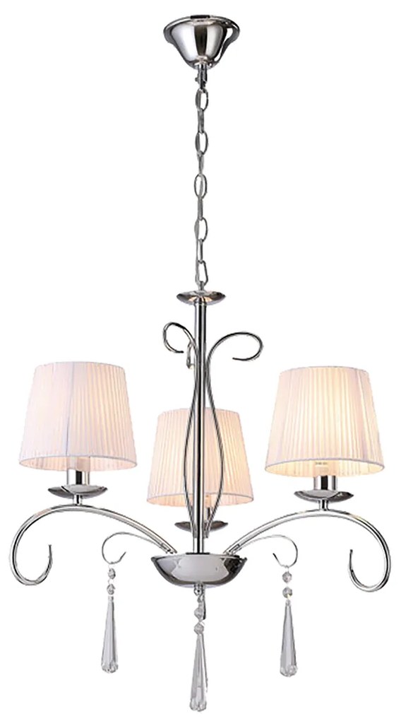 Πολυέλαιος Οροφής Homelighting Flaren 77-8195 Nickel