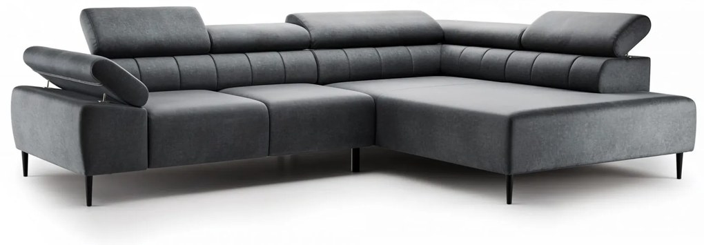 Γωνιακός Καναπές/Κρεβάτι Taler/ Γραφίτης/ Δεξιά γωνία/ 312x96x214 BOG5989