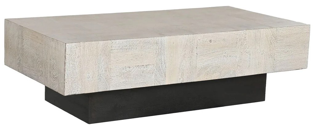 Τραπεζάκι Καφέ Home ESPRIT Μαύρο Μπεζ Ξύλο 150 x 77 x 46 cm