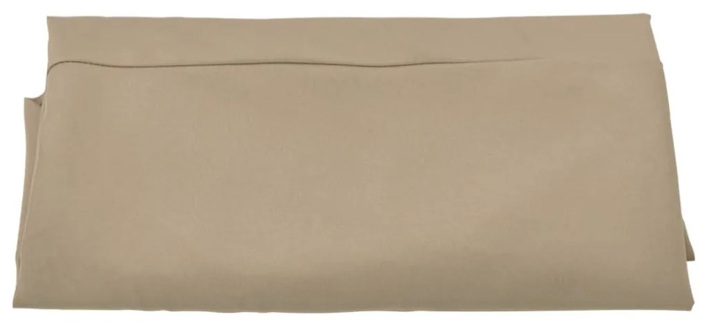 vidaXL Ανταλλακτικό Ύφασμα για Ομπρέλα με Προβολέα, Μπεζ 350 εκ.