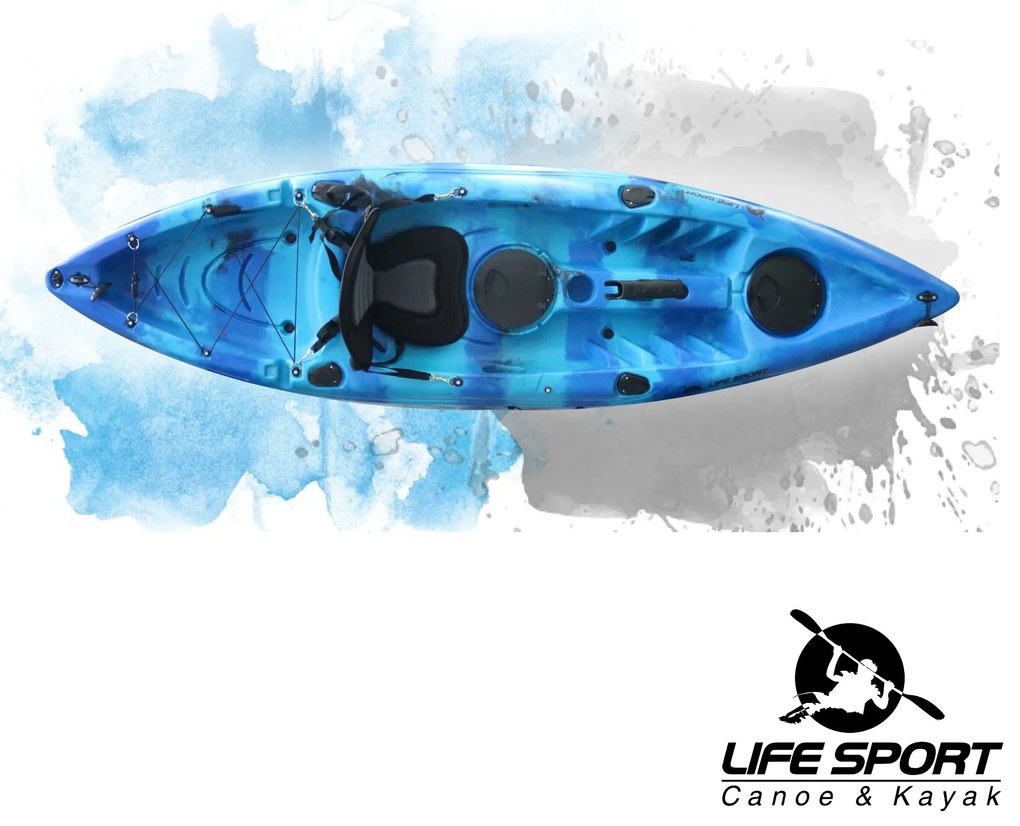 Κανό Kayak Πλαστικό Life Sport Lango 1 Ατόμου VK-04