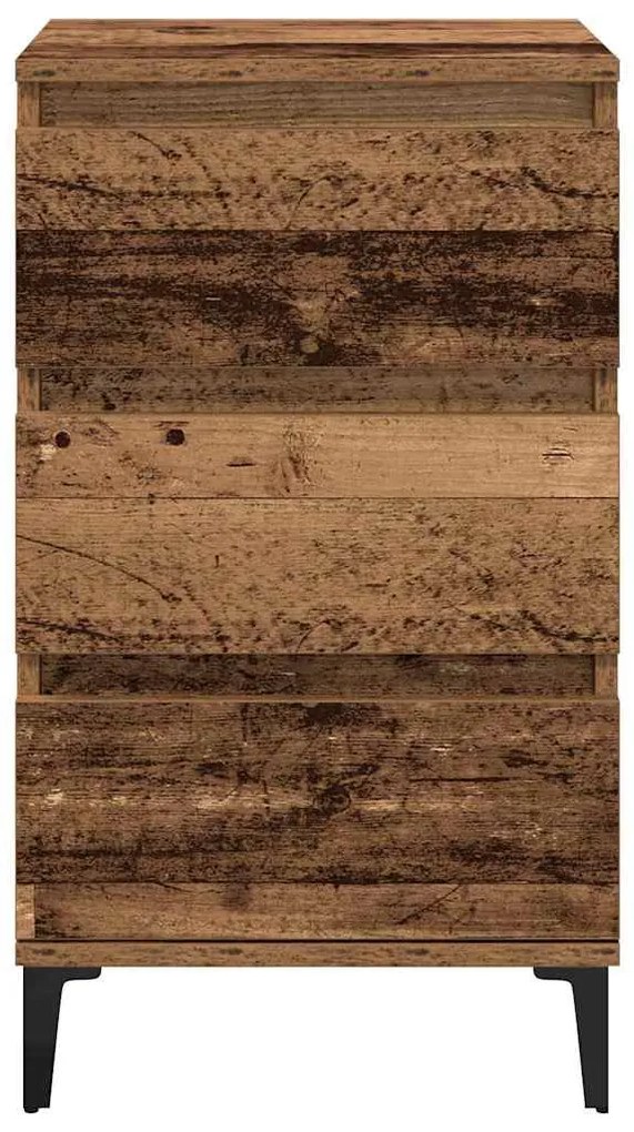 vidaXL Κομοδίνο Παλιό Ξύλο 40 x 35 x 70 εκ. Επεξεργασμένο ξύλο