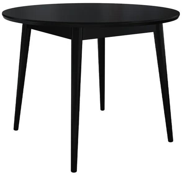 Τραπέζι Racine 117, Μαύρο, 76cm, Ινοσανίδες μέσης πυκνότητας, Ξύλο