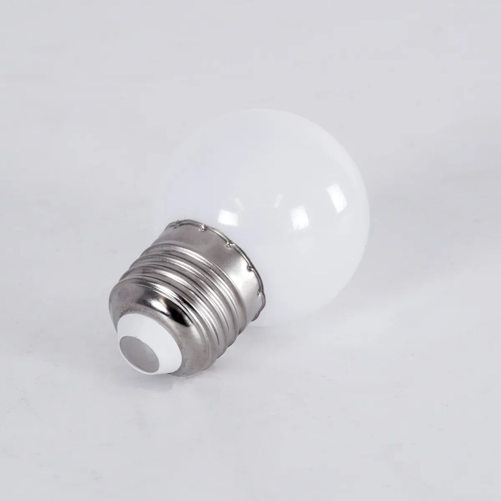 GloboStar® 76091 Λάμπα LED E27 G45 Γλομπάκι 3W 255lm 260° AC 220-240V IP20 Φ4.5 x Υ6.9cm Φυσικό Λευκό 4500K - 2 Years Warranty