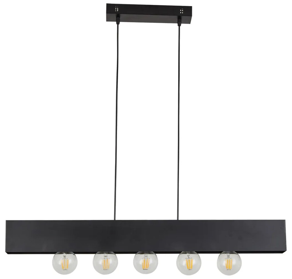 Φωτιστικό Οροφής Πολύφωτο Homelighting Tale 77-8254 Black