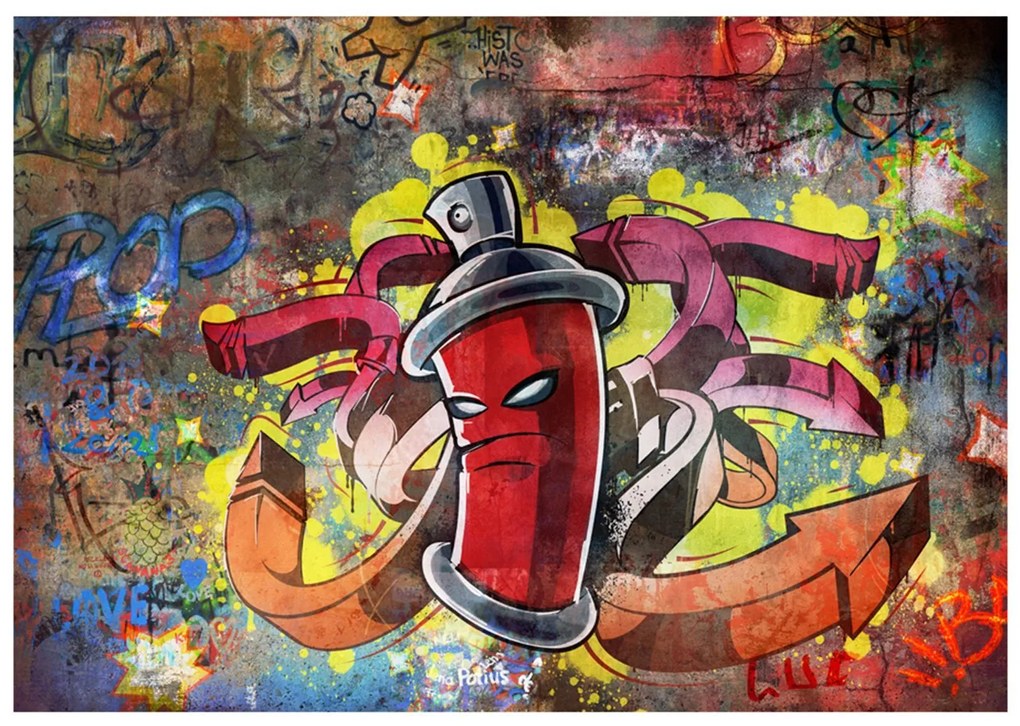 Φωτοταπετσαρία - Graffiti monster 200x140