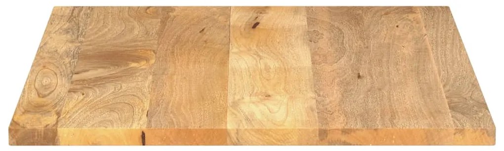 vidaXL Επιφάνεια Τραπεζιού Ορθογώνια 100x80x3,8 εκ. Μασίφ Ξύλο Μάνγκο