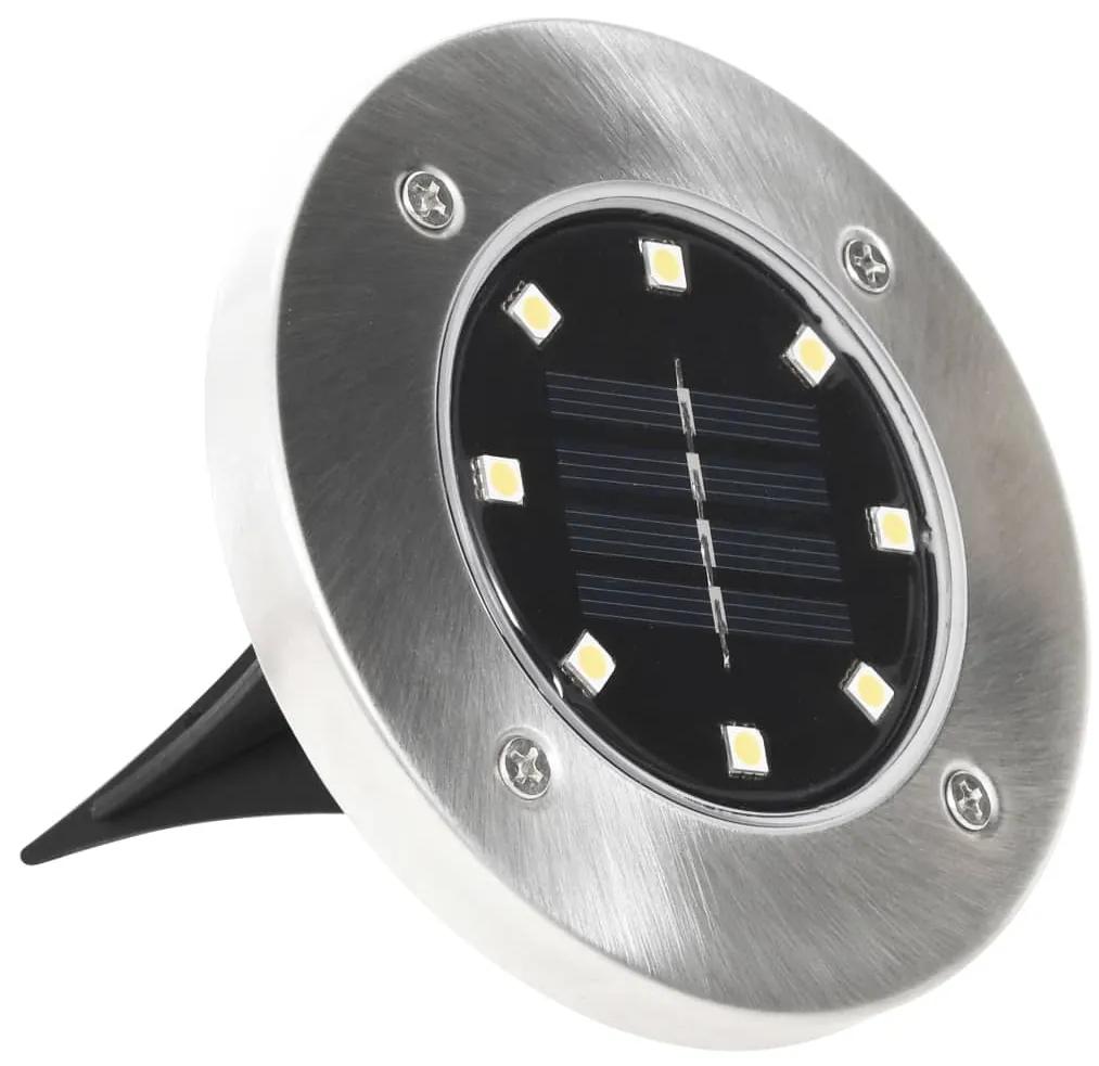vidaXL Σποτ Ηλιακά Χωνευτά - Καρφωτά LED 8 τεμ. Πολύχρωμα