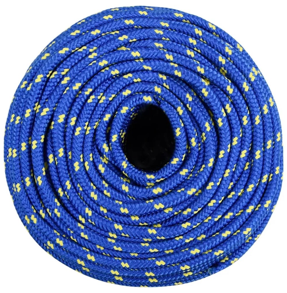 vidaXL Σχοινί Ναυτιλίας Μπλε 8 χιλ. 50 μ. από Πολυπροπυλένιο