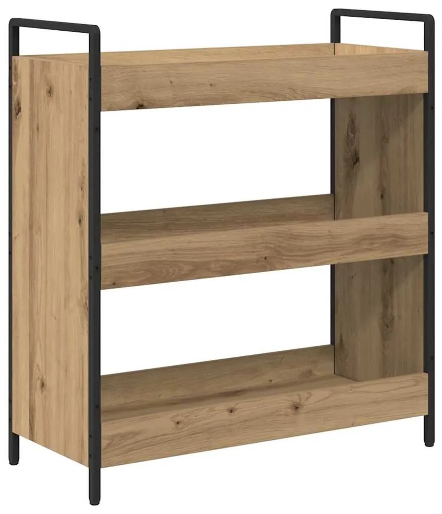 vidaXL Καρότσι Κουζίνας Χειροκίνητος artisan δρυς 70 x 30 x 82 εκ