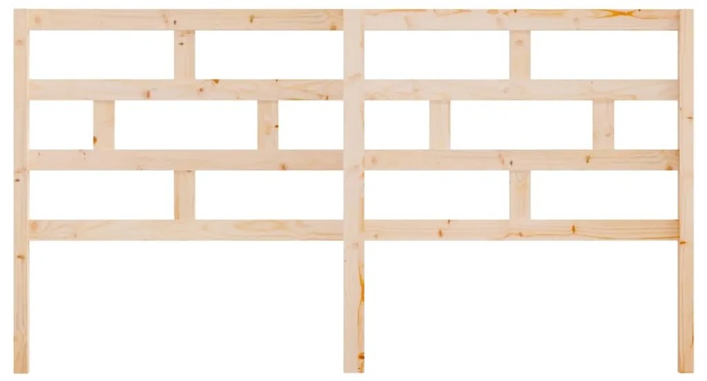 vidaXL Κεφαλάρι Κρεβατιού 186x4x100 εκ. από Μασίφ Ξύλο Πεύκου