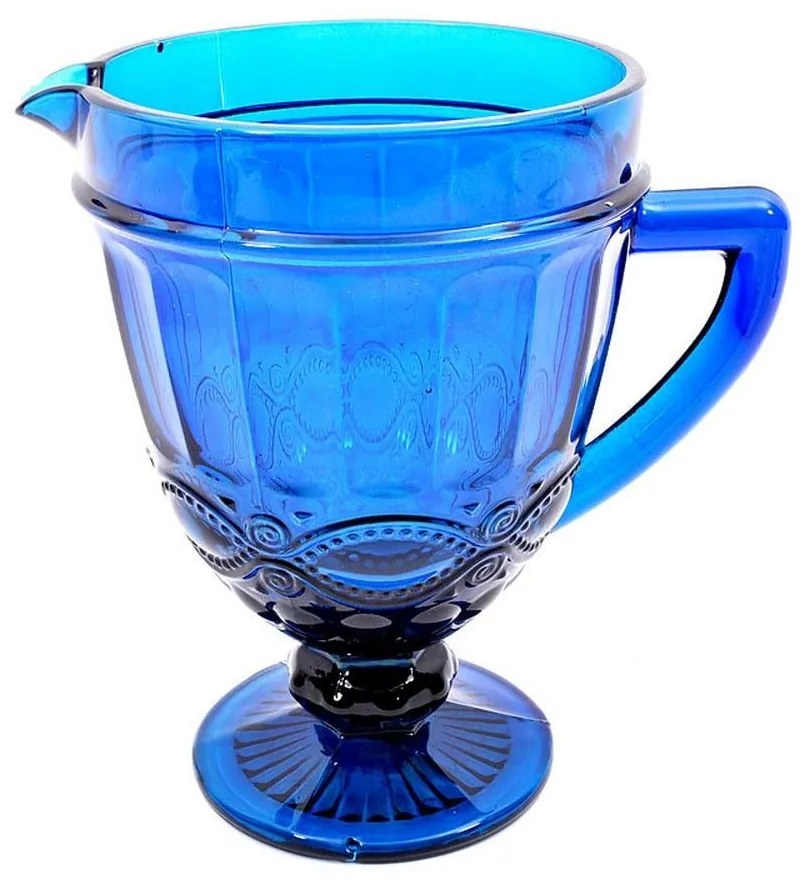 Κανάτα Γυάλινη Serpentine 3 Blue 372-26-469 Glass